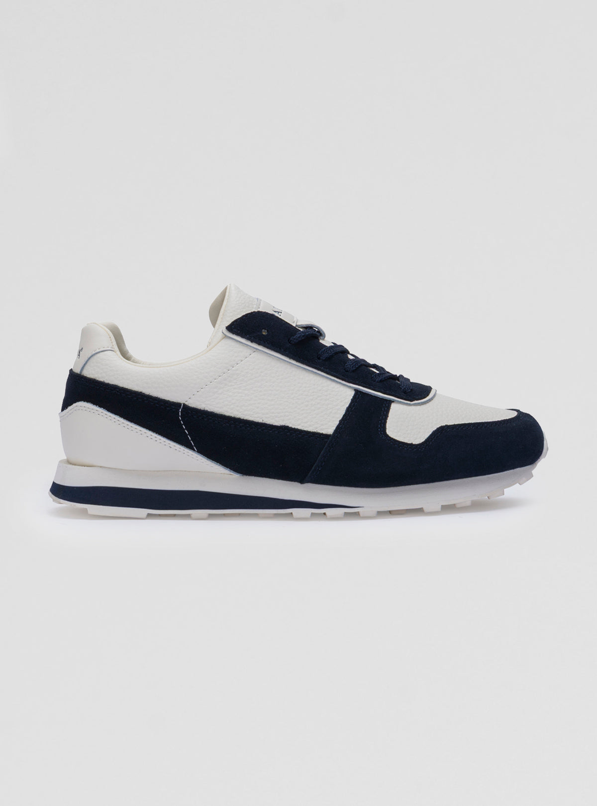 Sneakers uomo in pelle e camoscio