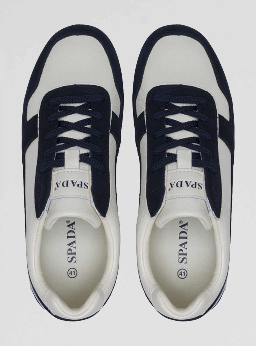Sneakers uomo in pelle e camoscio