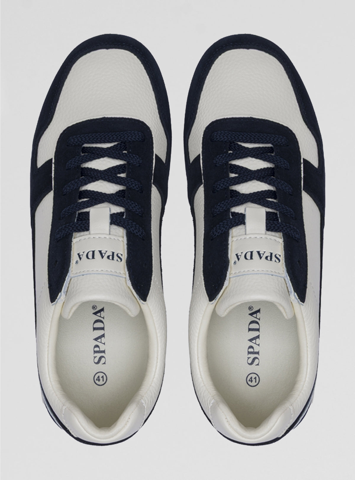 Sneakers uomo in pelle e camoscio