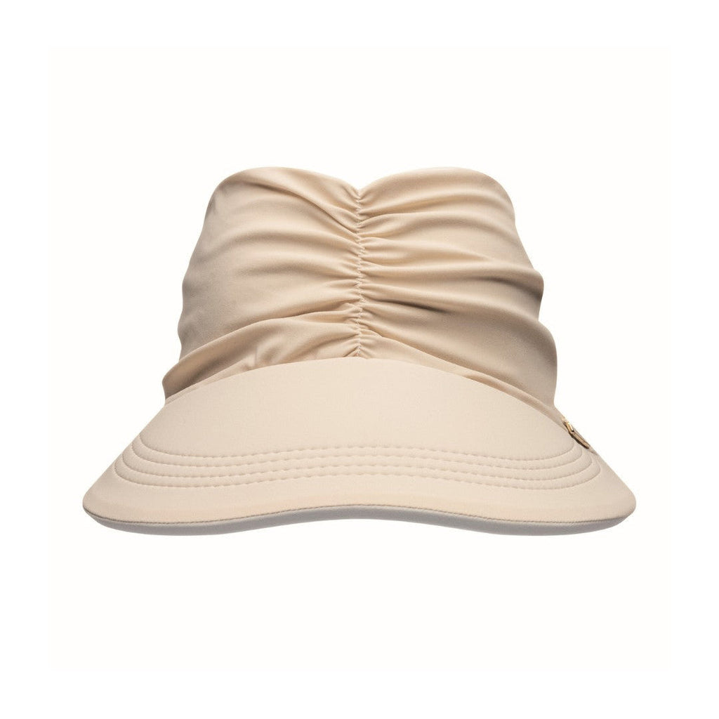 Capri Reversible UV Visor | UPF50 Sun Visor - White/Nude
