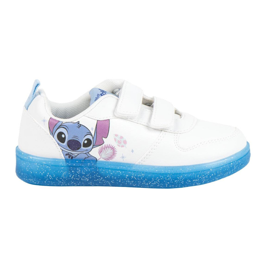 Stitch Velcro sneakers with glitter soles