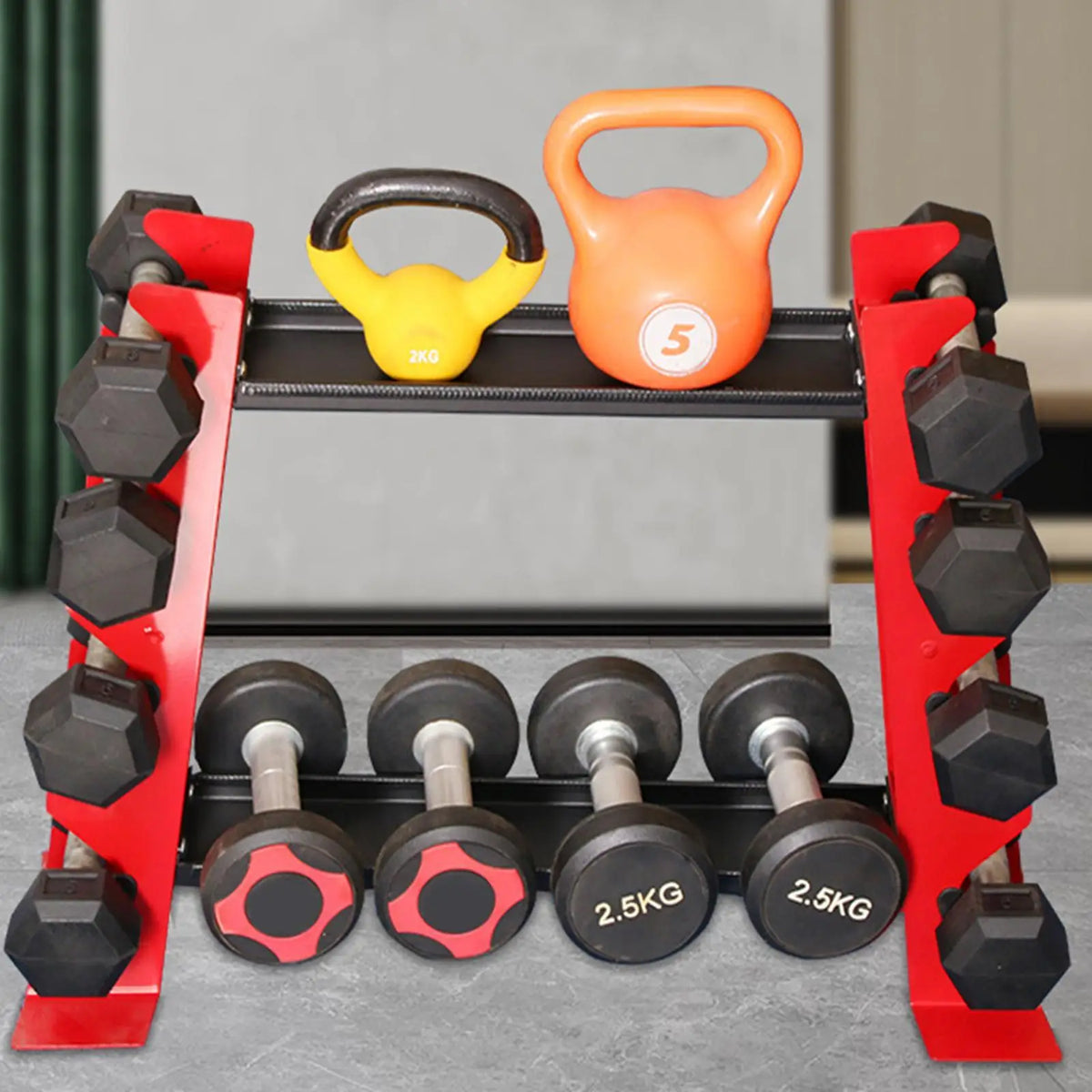 4 Tier Dumbbell Rack for Home Gym