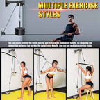 Wall Mounted Cable Pulley Gym System
