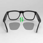 OhO smarta glasögon, polariserade solglasögon med Bluetooth-högtalare, atletisk/utomhus UV-skydd och röstkontroll, unisex