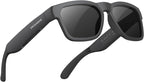 OhO smarta glasögon, polariserade solglasögon med Bluetooth-högtalare, atletisk/utomhus UV-skydd och röstkontroll, unisex