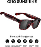 OhO smarta glasögon, polariserade solglasögon med Bluetooth-högtalare, atletisk/utomhus UV-skydd och röstkontroll, unisex