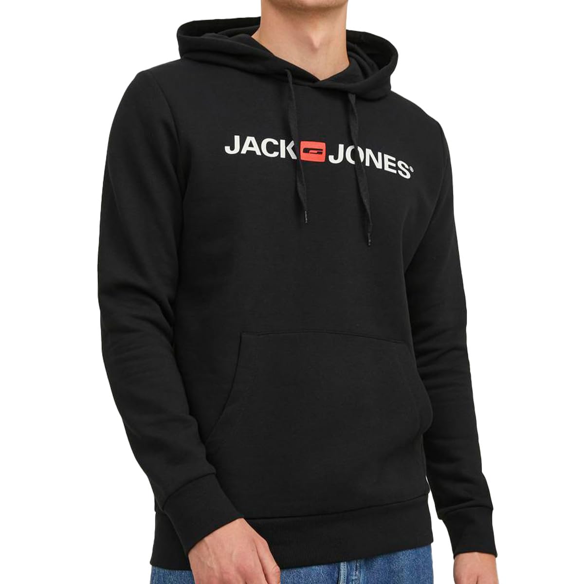 JACK & JONES Male Kapuzenpullover Logo Kapuzenpullover