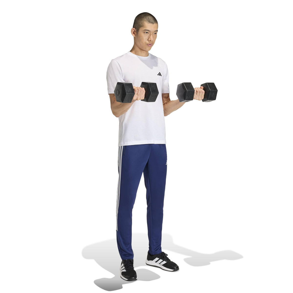 adidas Herren Workout Essentials All-set 3-stripes Knit Pant