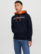 JACK & JONES Male Kapuzenpullover Logo Kapuzenpullover