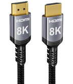 Sniokco 10K 8K 4K HDMI 2.1 Kabel 3M Certifierad 48Gbps Ultra Hög Hastighet