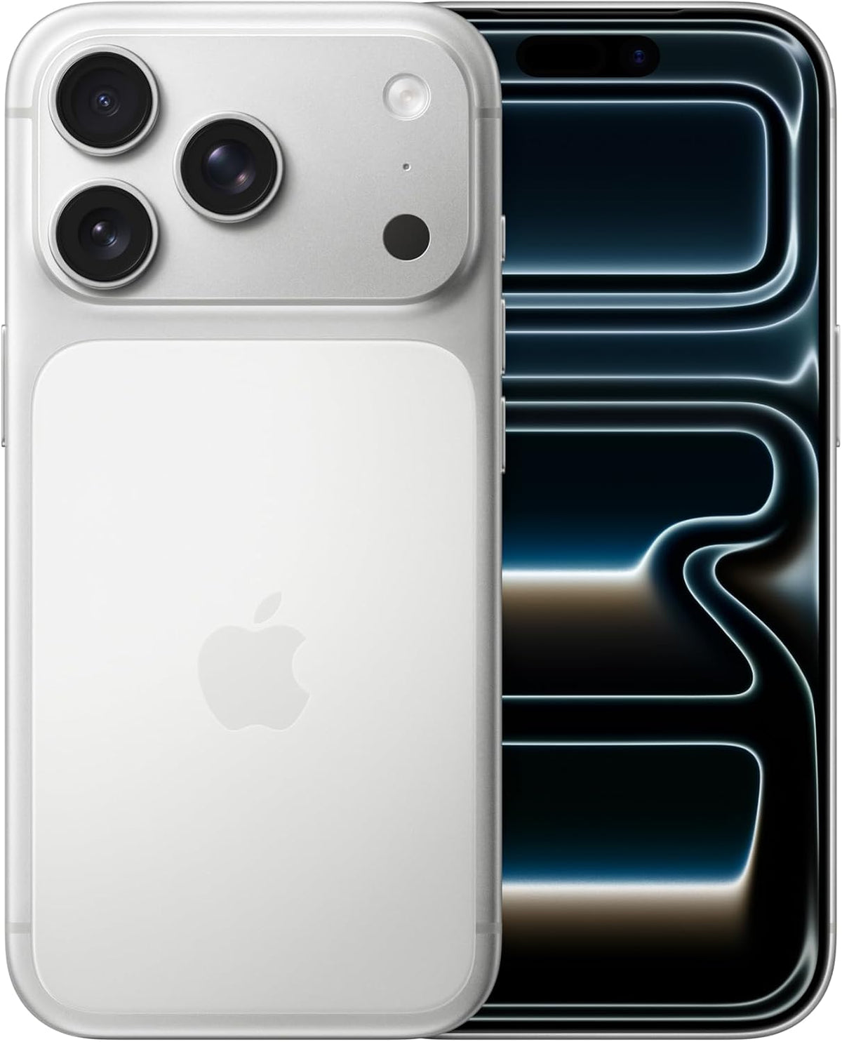 Apple iPhone 17 Pro 256 GB: 6,3-tumsskärm med ProMotion upp till 120 Hz, A19 Pro-chip, banbrytande batteritid, Fusion-proffskamerasystem med Center Stage-skärmkamera – silver