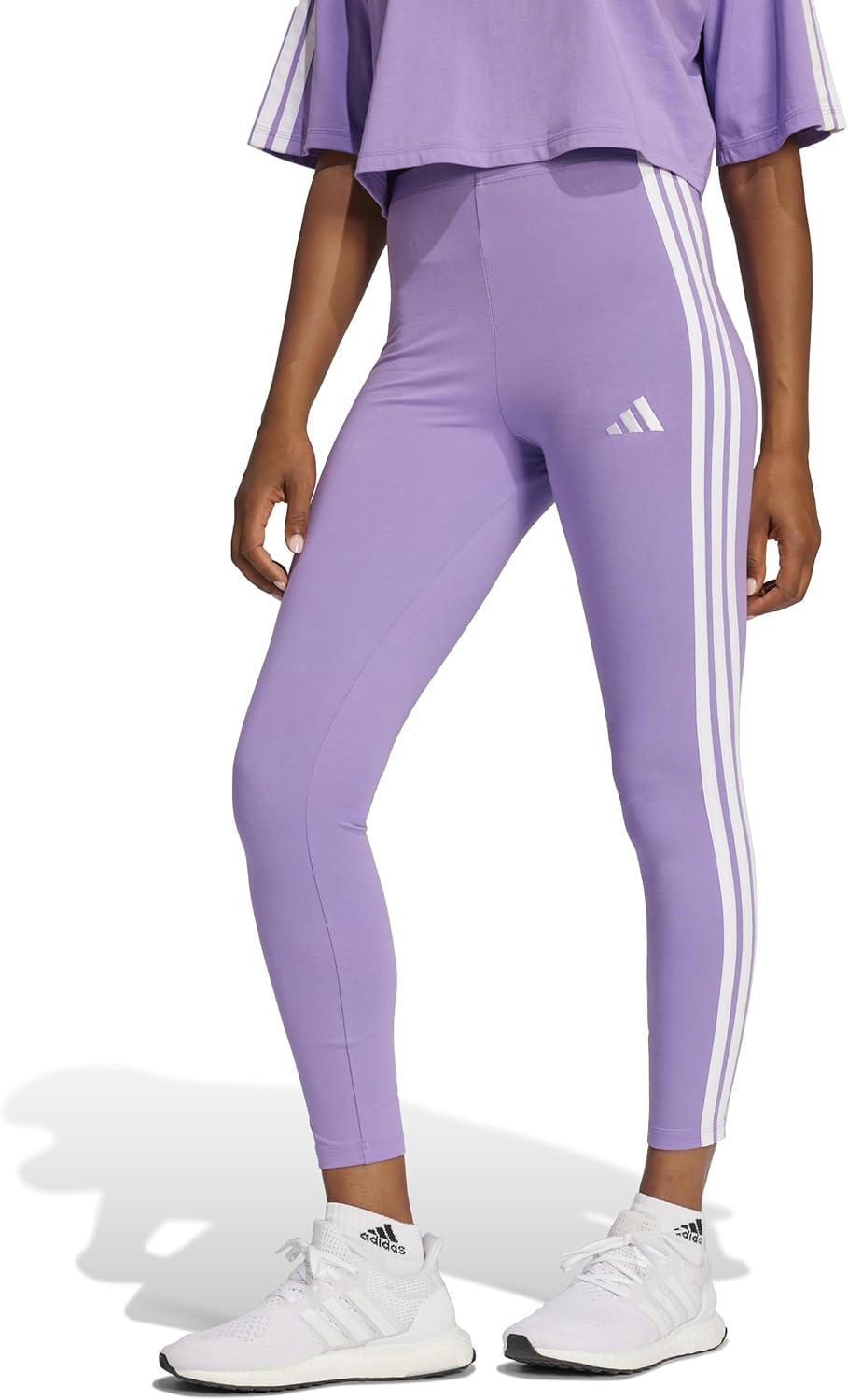 adidas Women's Essentials 3-Streifen Cotton Leggings
