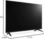 LG 43UA73006LA - TV 43", UHD 4K, WebOS 25, Ultimate IA, HDR10 Pro, Super Upscaling, Dolby Digital Plus, Google Assistant, Svart