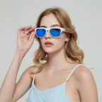 OhO smarta glasögon, polariserade solglasögon med Bluetooth-högtalare, atletisk/utomhus UV-skydd och röstkontroll, unisex