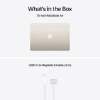 Apple MacBook Air 15,3-tum med M5-chip: Byggd för AI, Liquid Retina-skärm, 16GB enhetligt minne, 512GB SSD, 12 MP Center Stage-kamera, Touch ID, wifi 7, himmelsblå