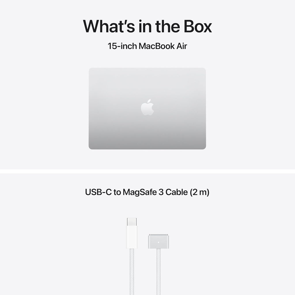 Apple MacBook Air 15,3-tum med M5-chip: Byggd för AI, Liquid Retina-skärm, 16GB enhetligt minne, 512GB SSD, 12 MP Center Stage-kamera, Touch ID, wifi 7, himmelsblå