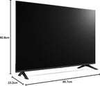 LG 43UA73006LA - TV 43", UHD 4K, WebOS 25, Ultimate IA, HDR10 Pro, Super Upscaling, Dolby Digital Plus, Google Assistant, Svart
