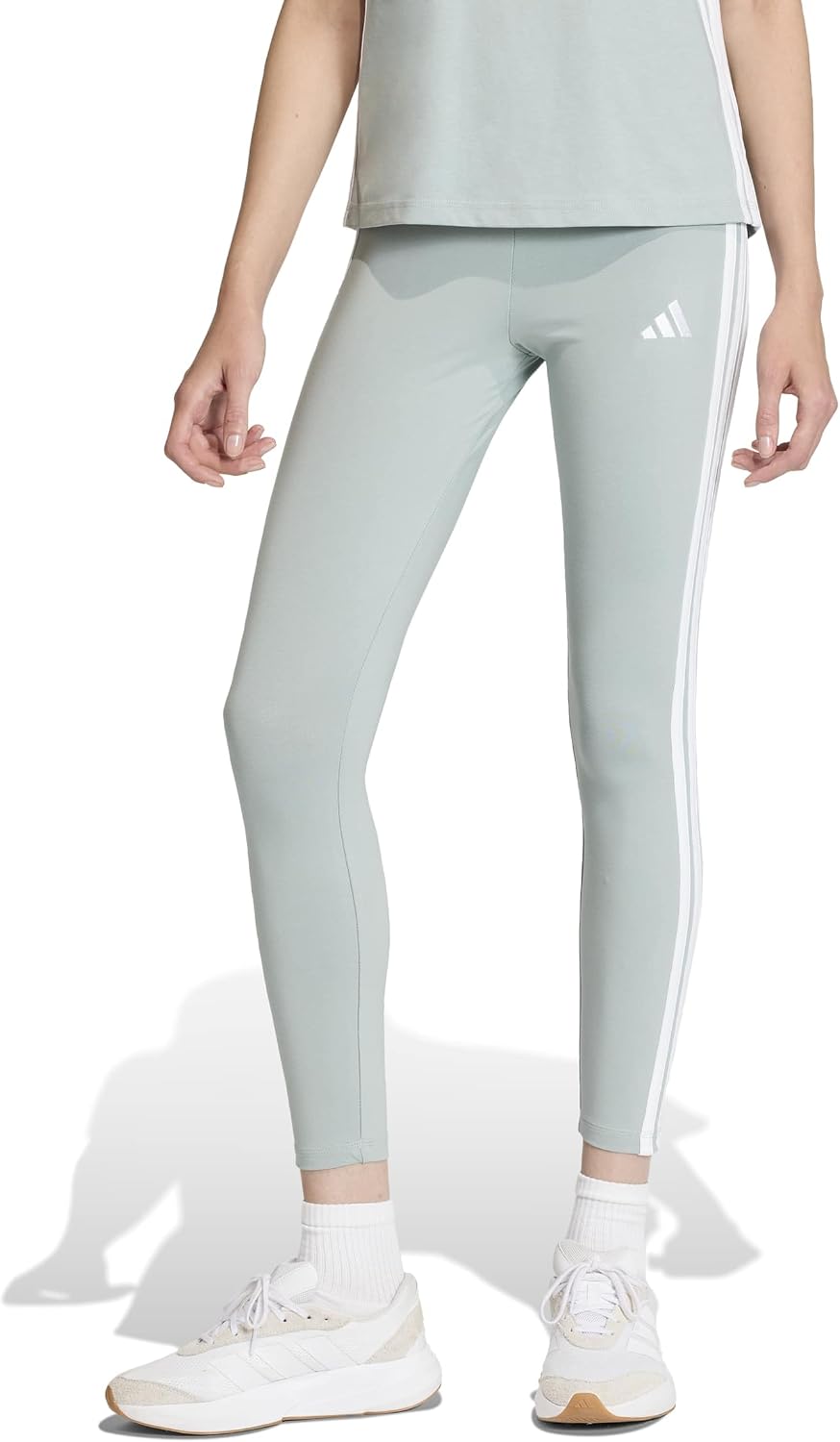 adidas Women's Essentials 3-Streifen Cotton Leggings