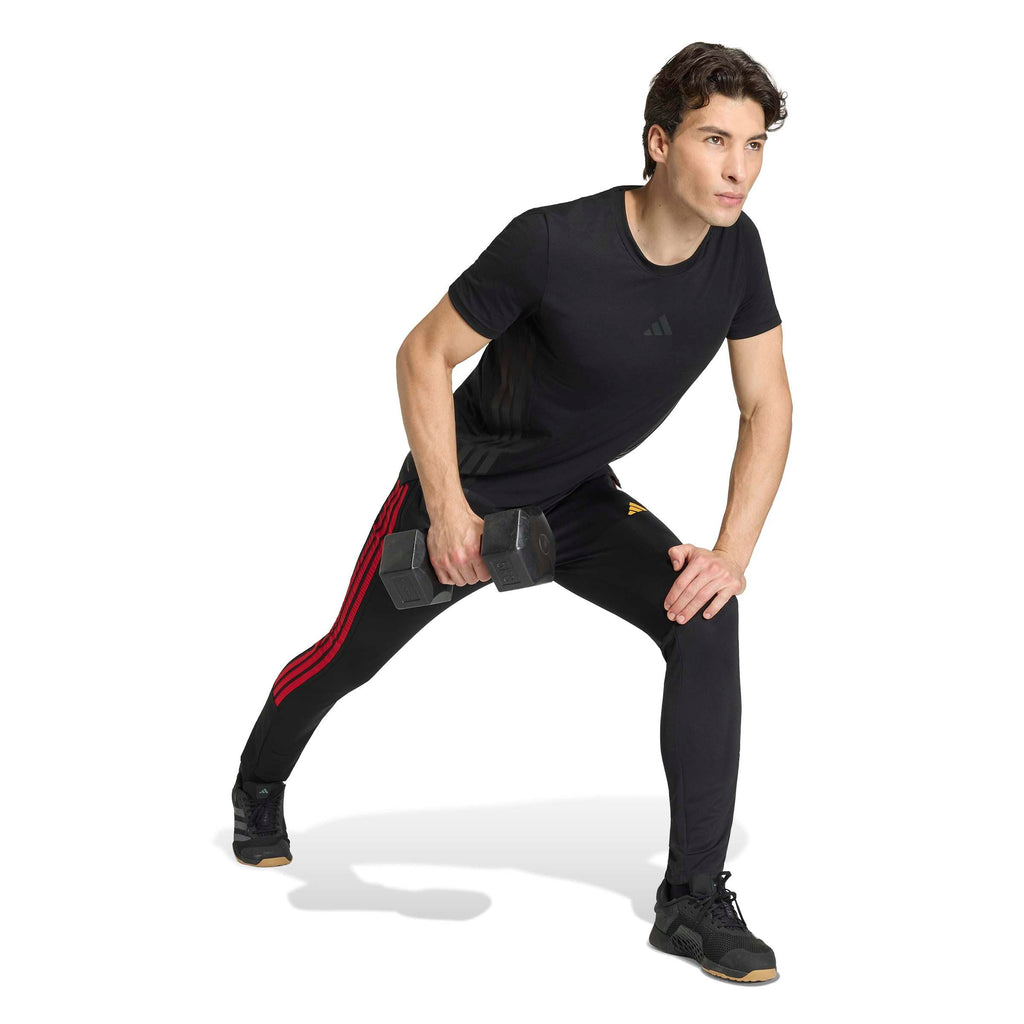 adidas Herren Workout Essentials All-set 3-stripes Knit Pant