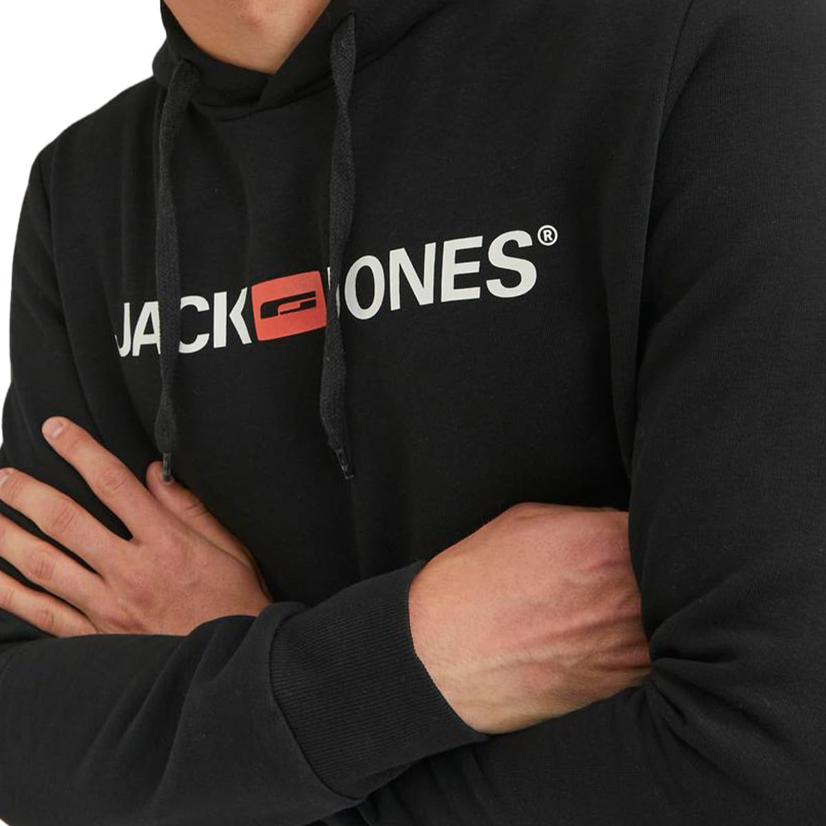JACK & JONES Male Kapuzenpullover Logo Kapuzenpullover