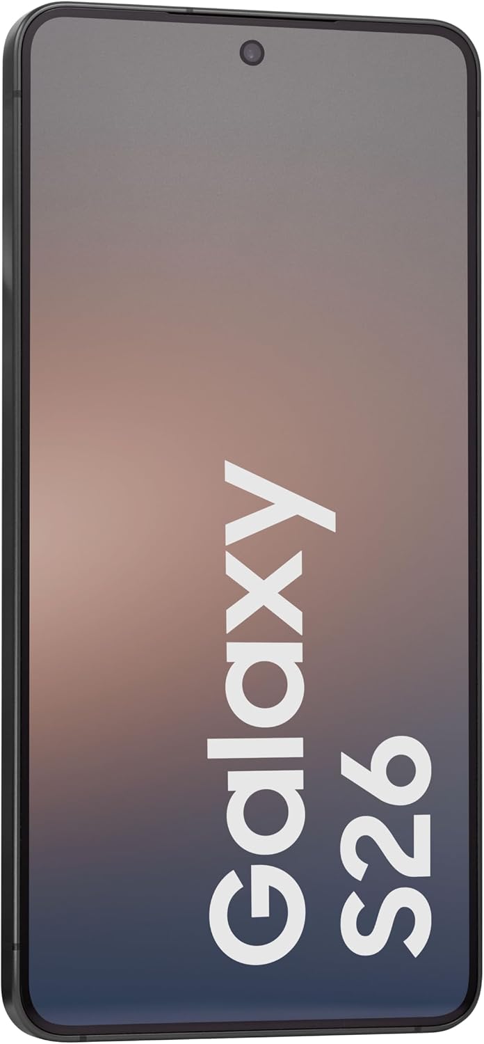Samsung Galaxy S26, AI smartphone, 12 GB RAM, 256 GB minne, Silver Shadow