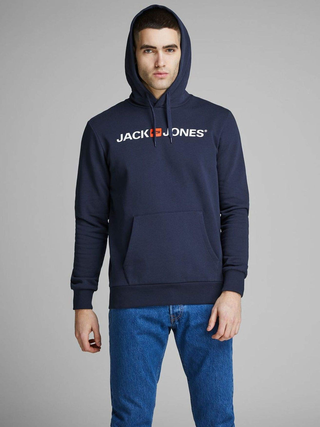JACK & JONES Male Kapuzenpullover Logo Kapuzenpullover