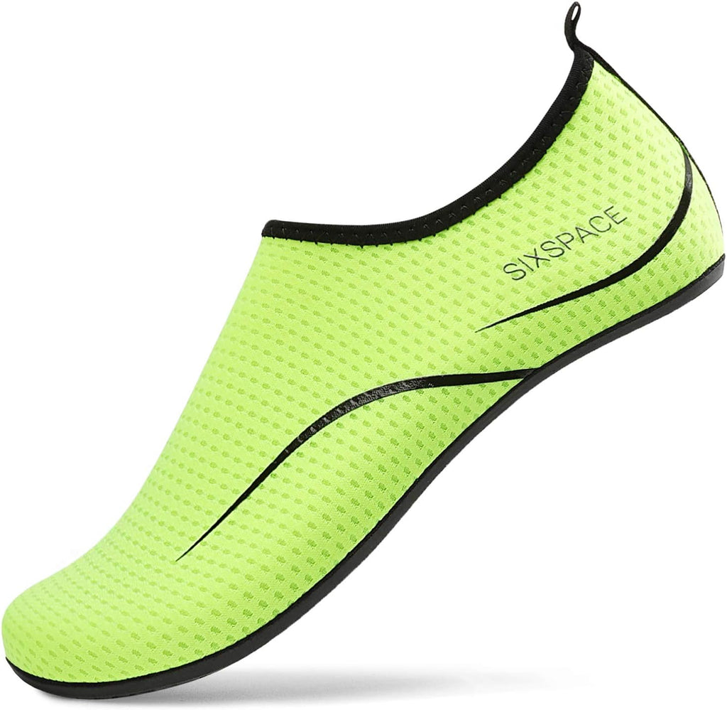 Sixspace Unisex Badeschuhe Wasserschuhe mit Rutschfester Sohle, Gr.34-47