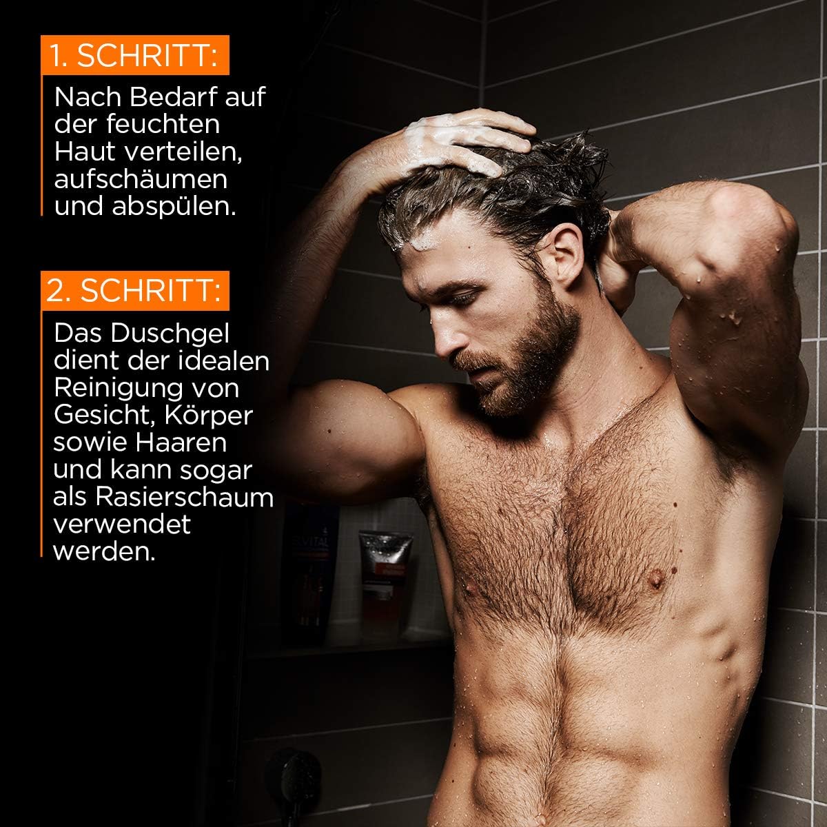 L'Oréal Men Expert Herr Hydra Energy Duschgel, 1 l