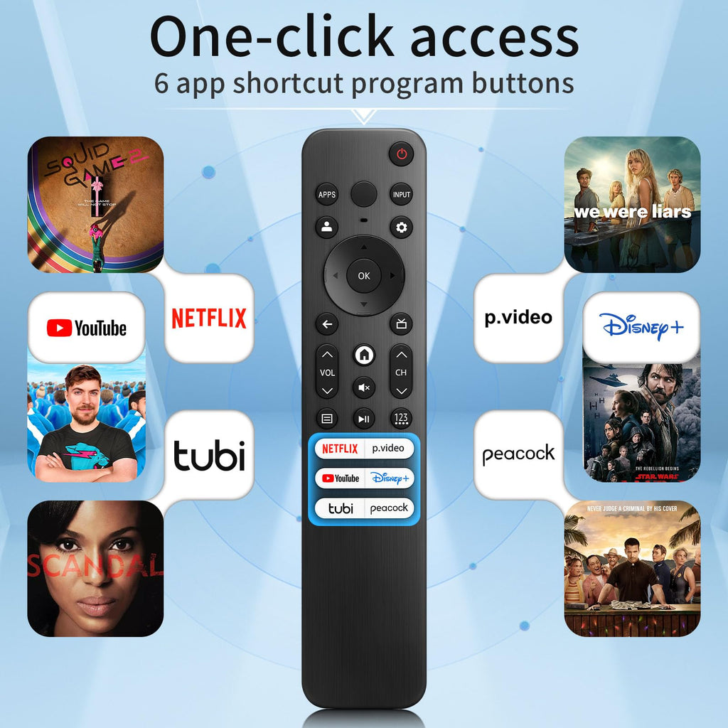 Universal for Samsung-Smart-TV-Remote-Control Replacement【Pack of 2】