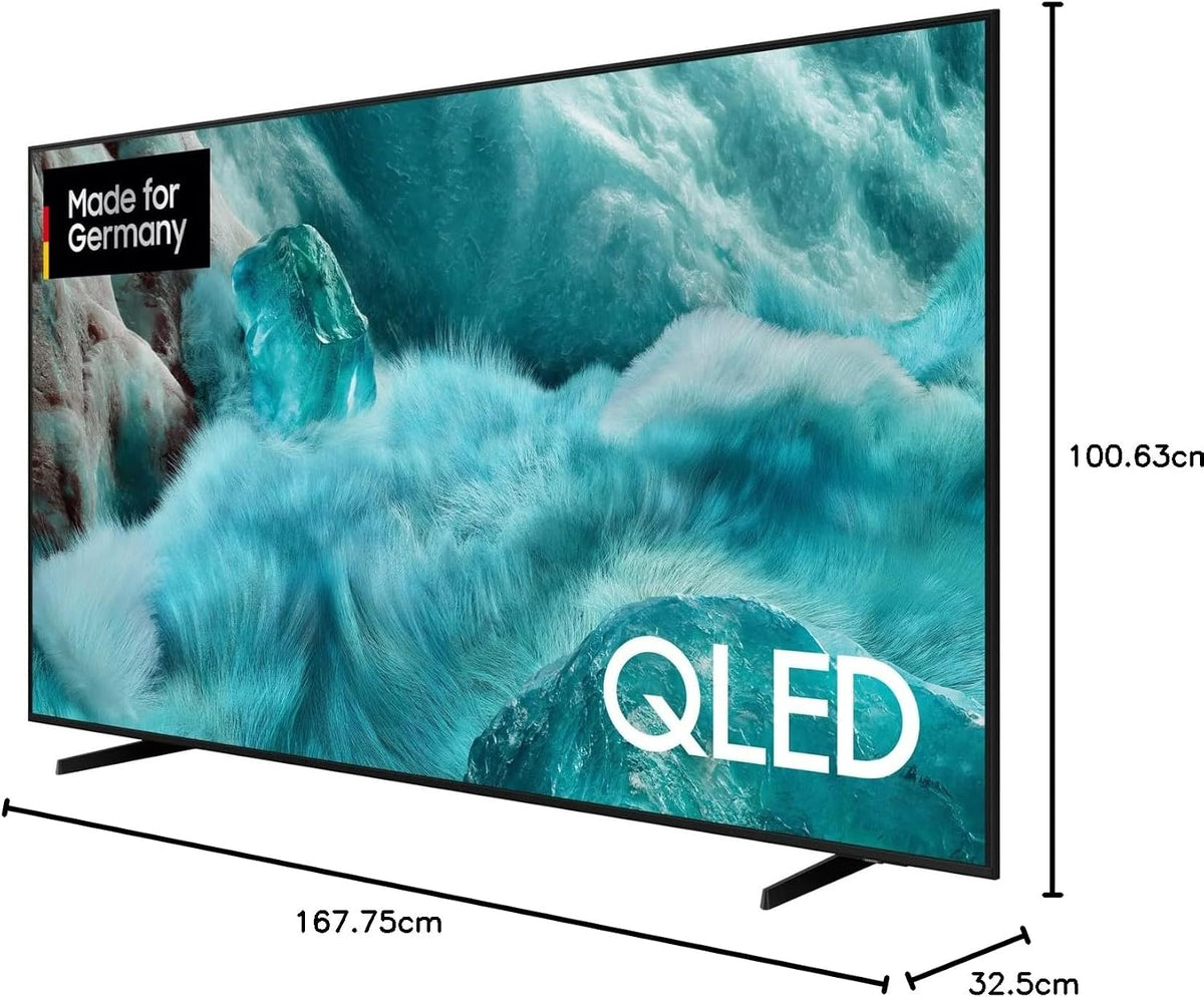 Samsung QLED Q7F2 4K 50 tum (125 cm) UHD-TV, Q4 AI-processor, Quantum Dot för riktiga färger, 4K uppskalning, Knox Security, spelnav, gratis innehåll, Samsung Vision AI Smart TV
