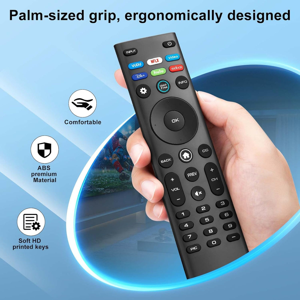 for VIZIO Smart TV Remote Replacement,Universal Control XRT140 for VIZIO TV