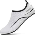 Sixspace Unisex Badeschuhe Wasserschuhe mit Rutschfester Sohle, Gr.34-47