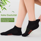 Bambus Sneaker Socken Damen 6/12 Paar, Atmungsaktive Gepolsterte Sportsocken Laufsocken, Anti Schweiß Kurze Socken Damen 39-42 35-38 Bunt, Geschenke für Frauen Sommer