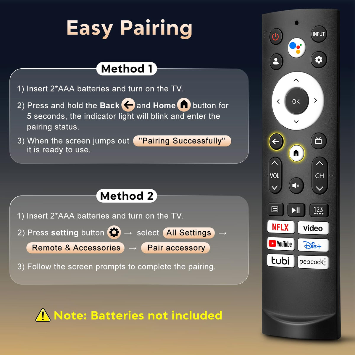 for VIZIO Smart TV Remote Replacement,Universal Control XRT140 for VIZIO TV
