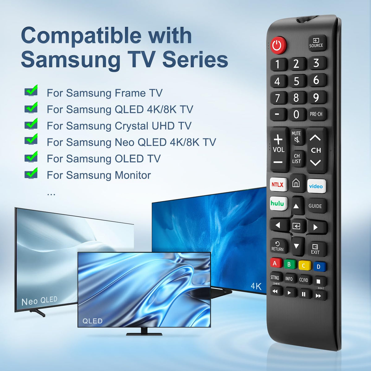 for VIZIO Smart TV Remote Replacement,Universal Control XRT140 for VIZIO TV