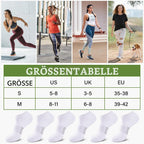 Bambus Sneaker Socken Damen 6/12 Paar, Atmungsaktive Gepolsterte Sportsocken Laufsocken, Anti Schweiß Kurze Socken Damen 39-42 35-38 Bunt, Geschenke für Frauen Sommer