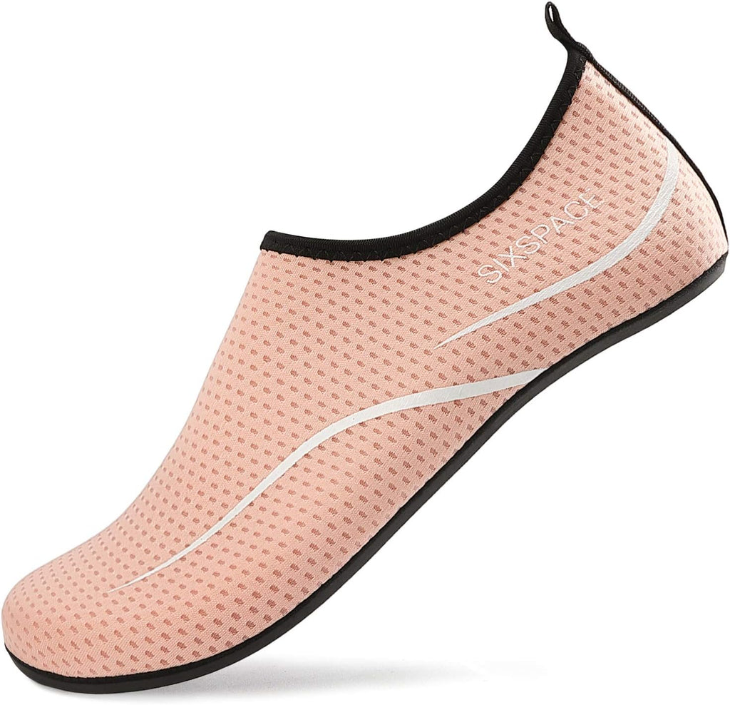 Sixspace Unisex Badeschuhe Wasserschuhe mit Rutschfester Sohle, Gr.34-47