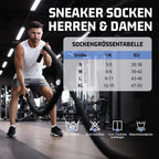 Sneaker Socken Herren Damen 10/20 Paar – Atmungsaktive Sportsocken