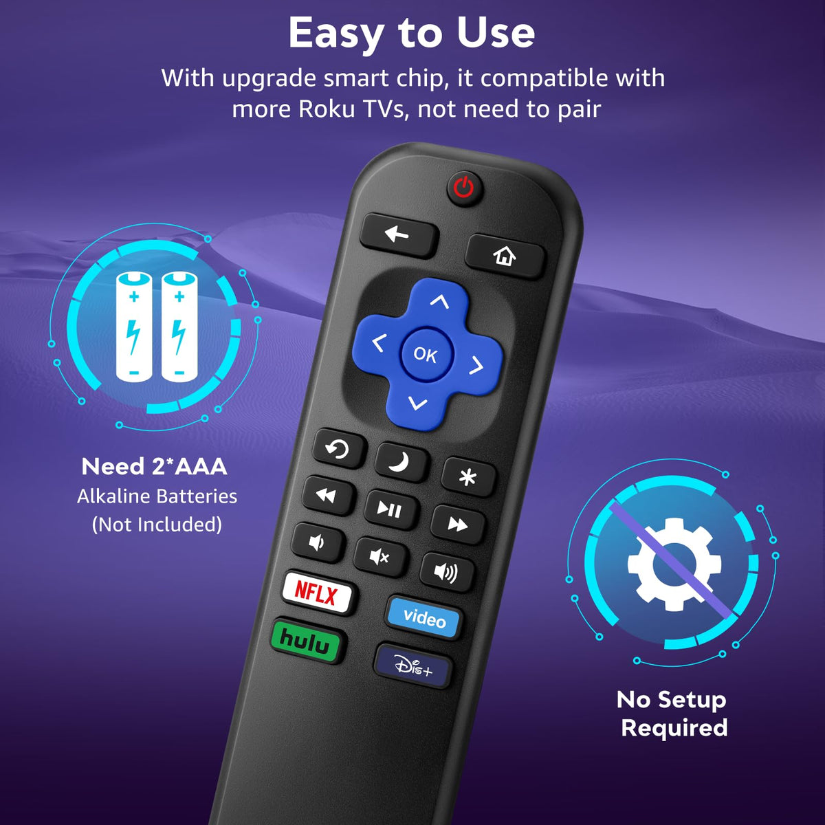 for VIZIO Smart TV Remote Replacement,Universal Control XRT140 for VIZIO TV