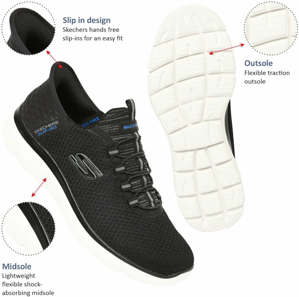 Skechers Herren Summits High Range Slip-InTurnschuhe