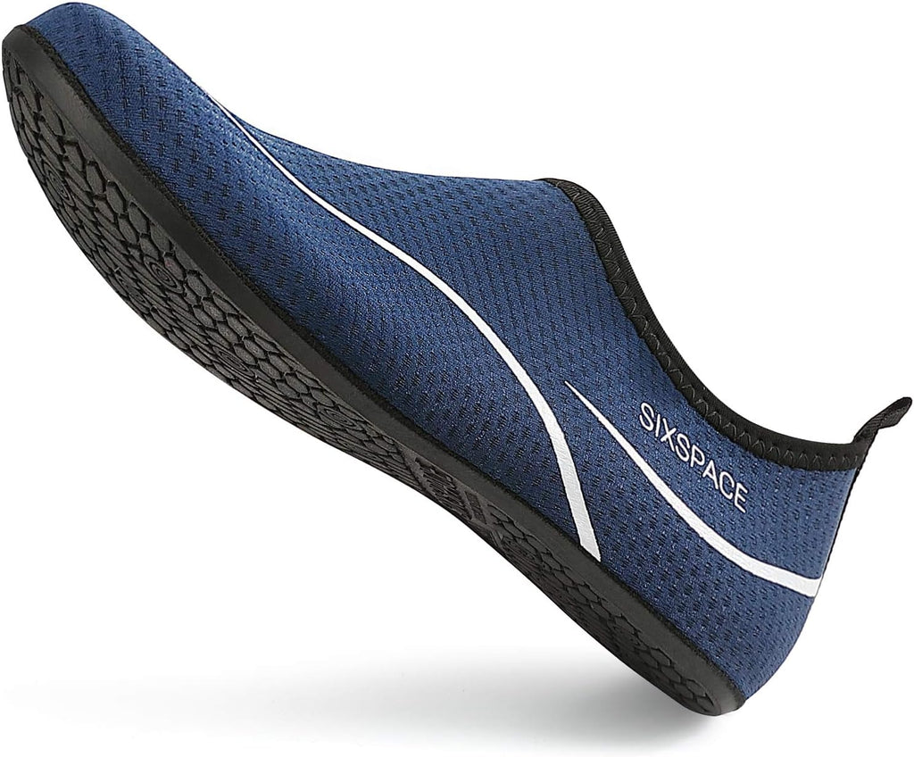 Sixspace Unisex Badeschuhe Wasserschuhe mit Rutschfester Sohle, Gr.34-47
