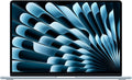 Apple MacBook Air 15,3-tum med M5-chip: Byggd för AI, Liquid Retina-skärm, 16GB enhetligt minne, 512GB SSD, 12 MP Center Stage-kamera, Touch ID, wifi 7, himmelsblå