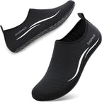 Sixspace Unisex Badeschuhe Wasserschuhe mit Rutschfester Sohle, Gr.34-47