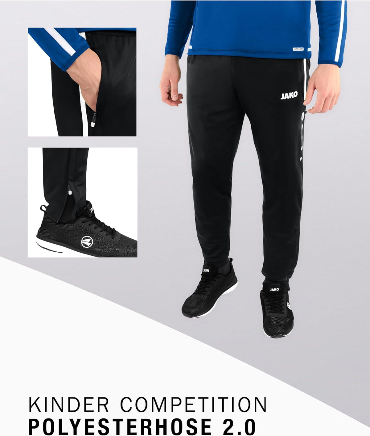 Jako Unisex Kinder Polyesterhose Jako Competition 2.0_9218_Kinder
