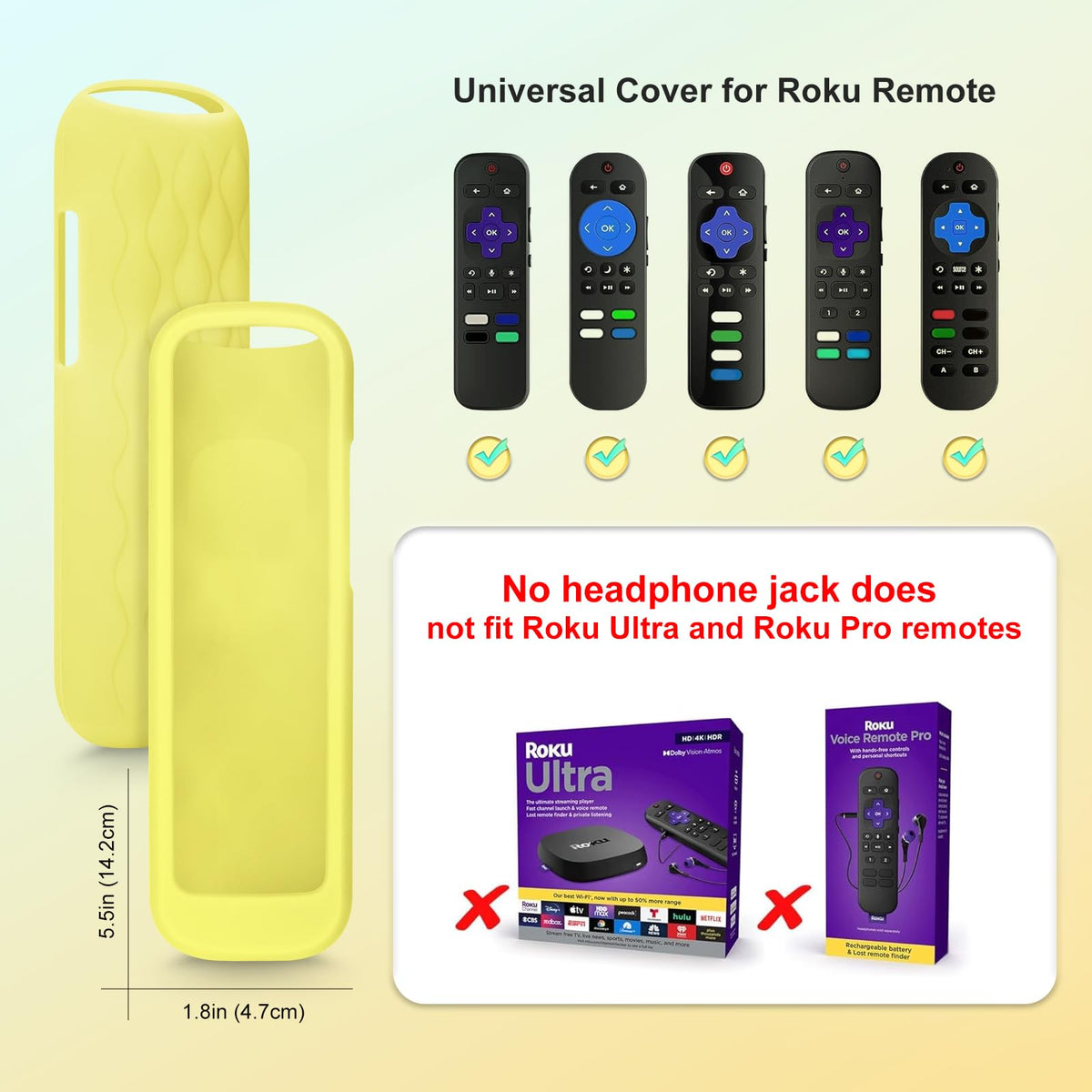 Universal for Samsung-Smart-TV-Remote-Control Replacement【Pack of 2】
