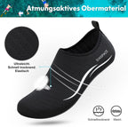 Sixspace Unisex Badeschuhe Wasserschuhe mit Rutschfester Sohle, Gr.34-47