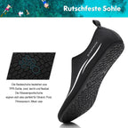 Sixspace Unisex Badeschuhe Wasserschuhe mit Rutschfester Sohle, Gr.34-47