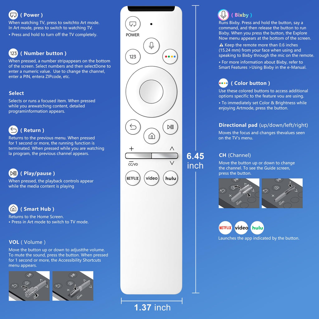 for VIZIO Smart TV Remote Replacement,Universal Control XRT140 for VIZIO TV