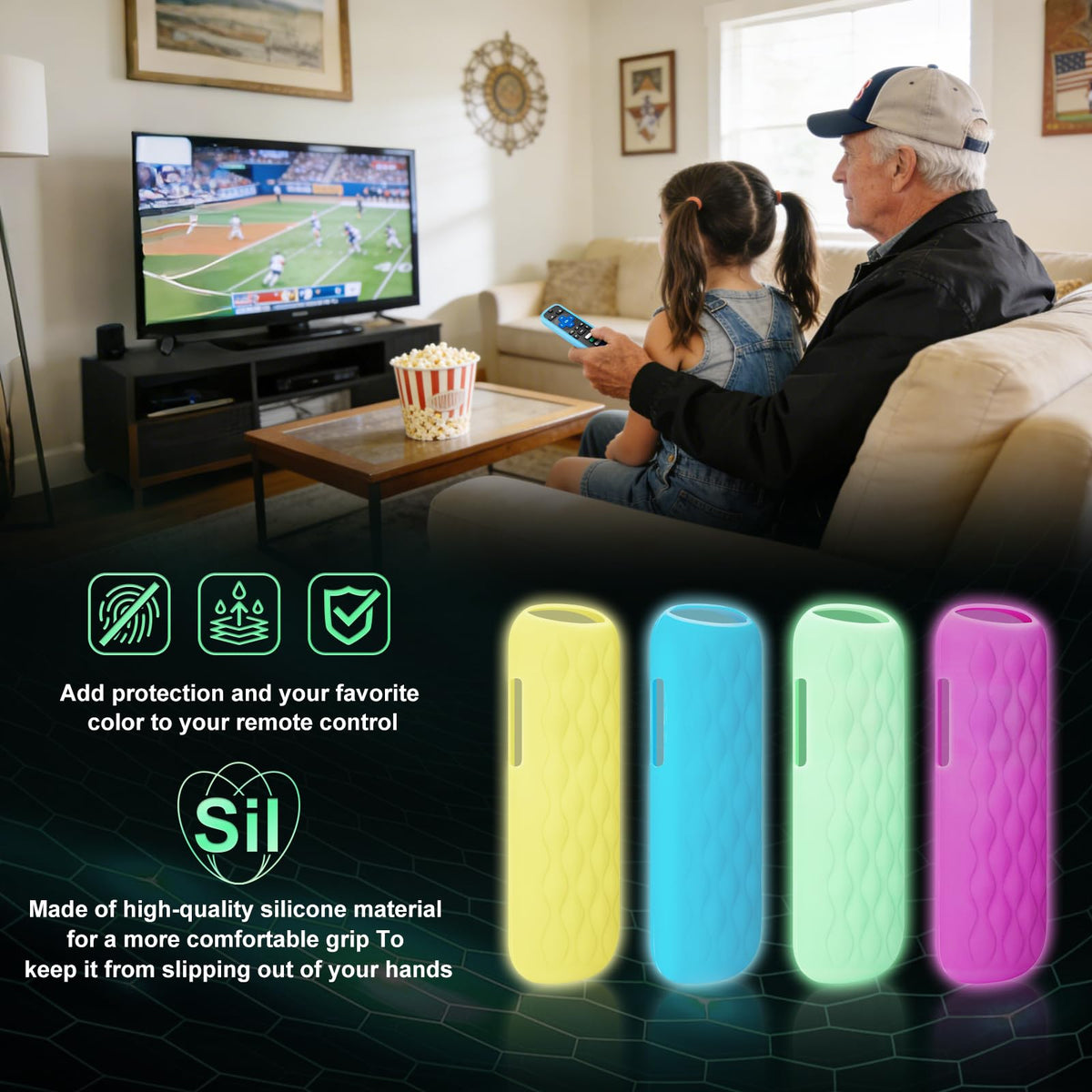 Universal for Samsung-Smart-TV-Remote-Control Replacement【Pack of 2】