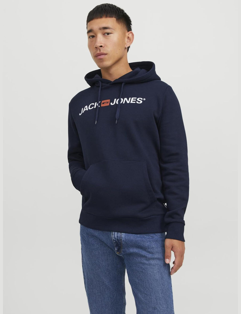 JACK & JONES Male Kapuzenpullover Logo Kapuzenpullover